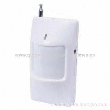 Wireless Wide Angle PIR Motion Sensor, Supports Automatically Temperature, Compensation, 433MHz